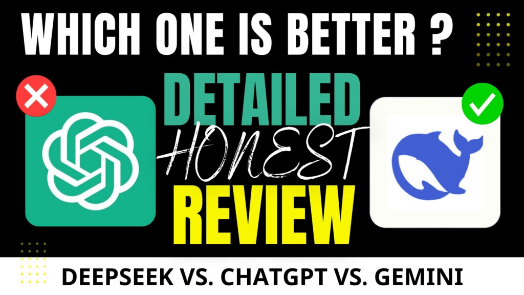 DeepSeek vs. ChatGPT vs. Gemini – Who Comes Out The Winner?